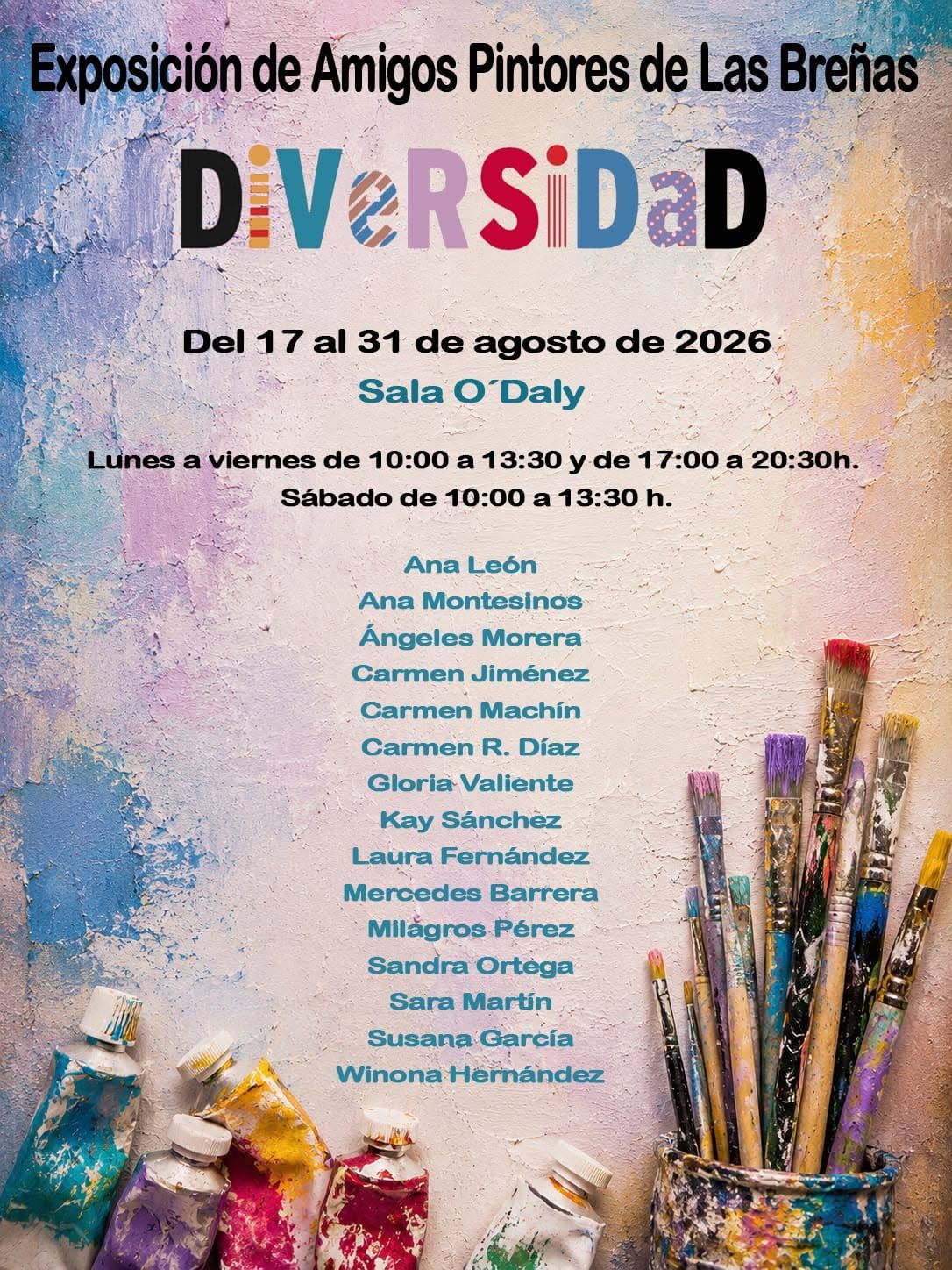 Exposición del colectivo "Amigos Pintores de Las Breñas" en la Sala O'Daly
