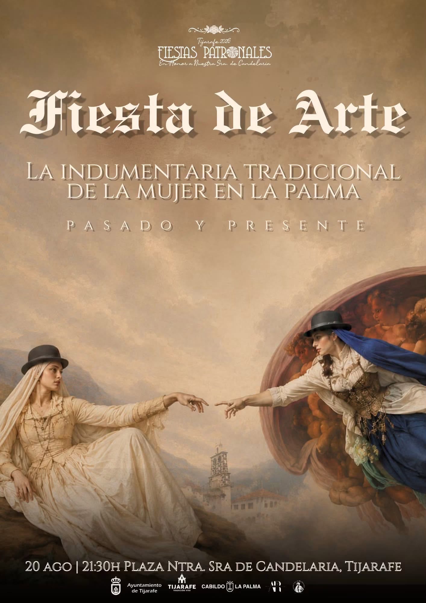 La Fiesta de Arte en Tijarafe dedicada a la vestimenta tradicional y la moda actual
