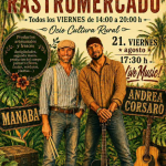 Andrea Corsaro y Manaba en el Rastro de Finca La Principal