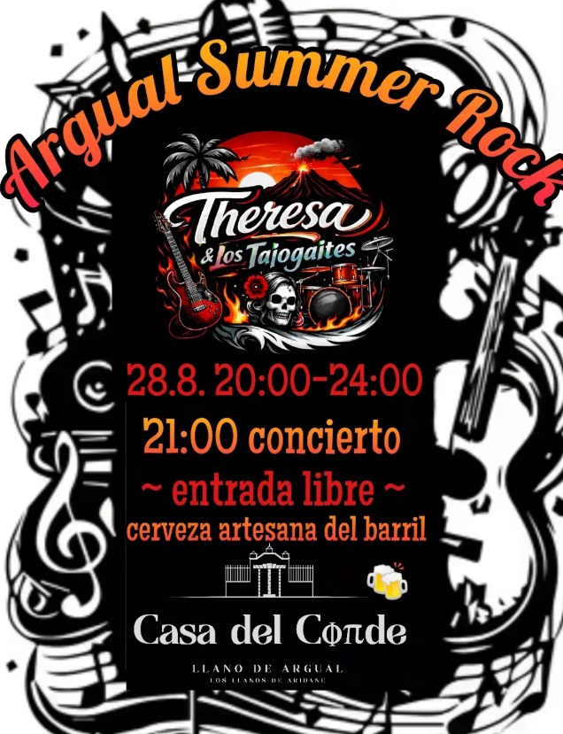 Rock en Argual con Theresa & Los Tajogaites