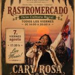 Actuación de Cary Rosa en el Rastro de Finca La Principal