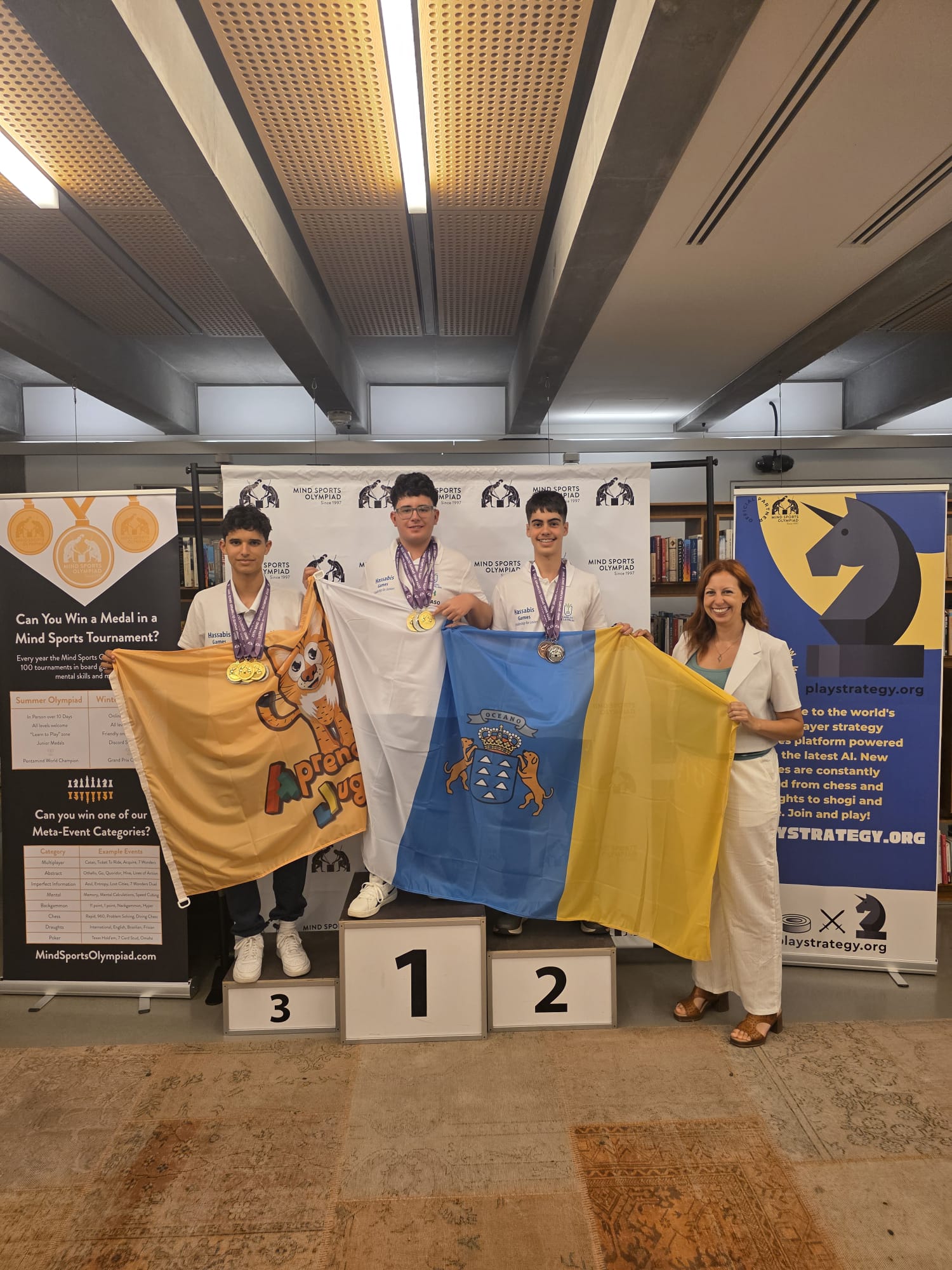 La Selección Canaria Junior de Deportes Mentales viaja a Londres para la 30.ª Mind Sports Olympiad