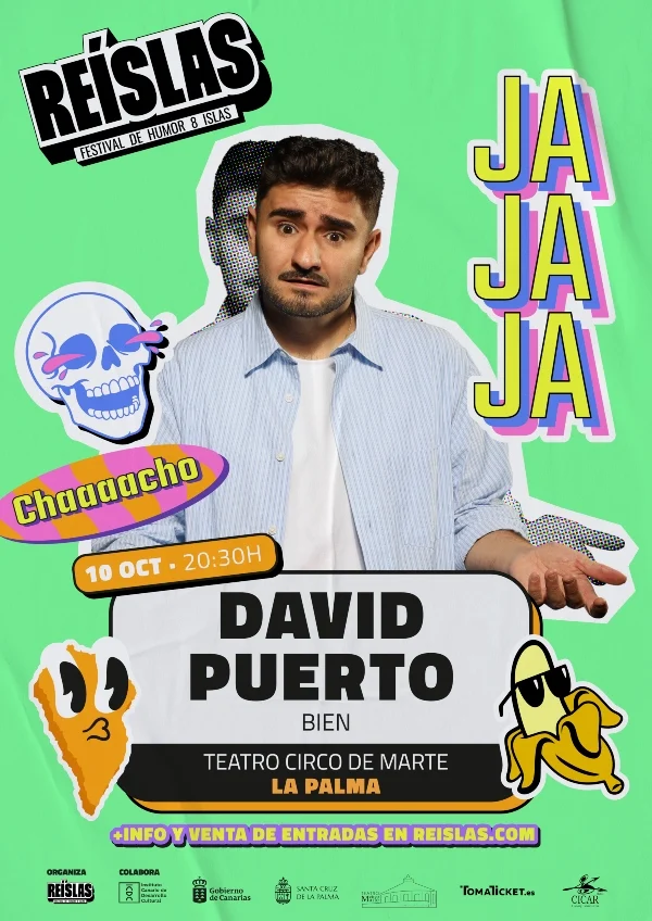 David Puerto en La Palma con el show «Bien»
