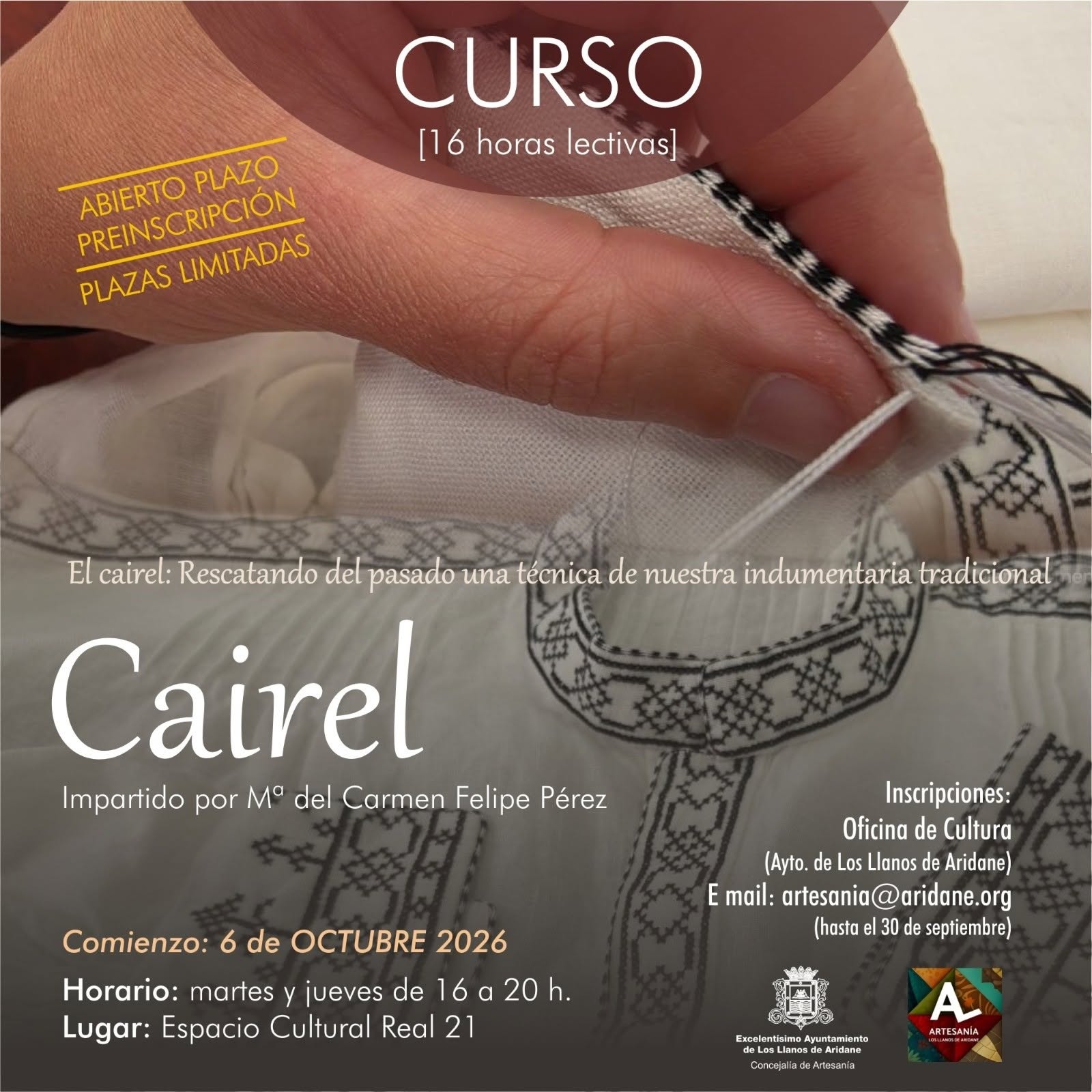 Curso de Cairel en Los Llanos