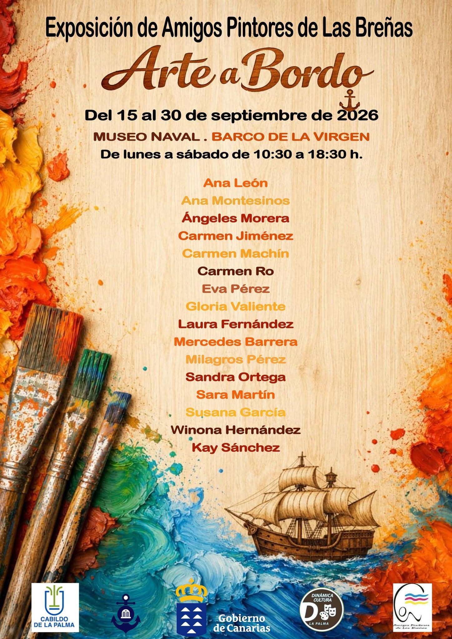 Nueva exposición del colectivo Amigos Pintores de Las Breñas