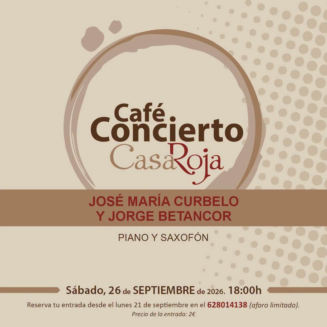 Café-Concierto Casa Roja: José María Curbelo y Jorge Betancor