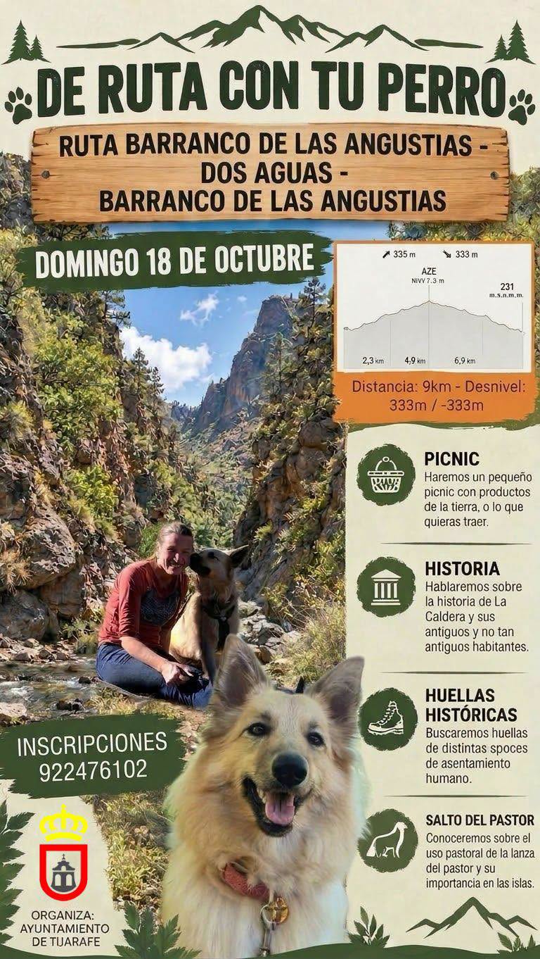 De ruta con tu perro (Barranco de Las Angustias)