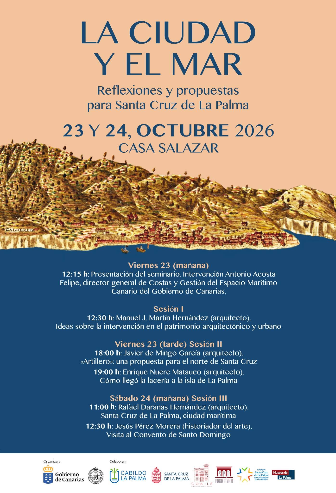 Jornadas "La ciudad y el mar: reflexiones y propuestas para Santa Cruz de La Palma