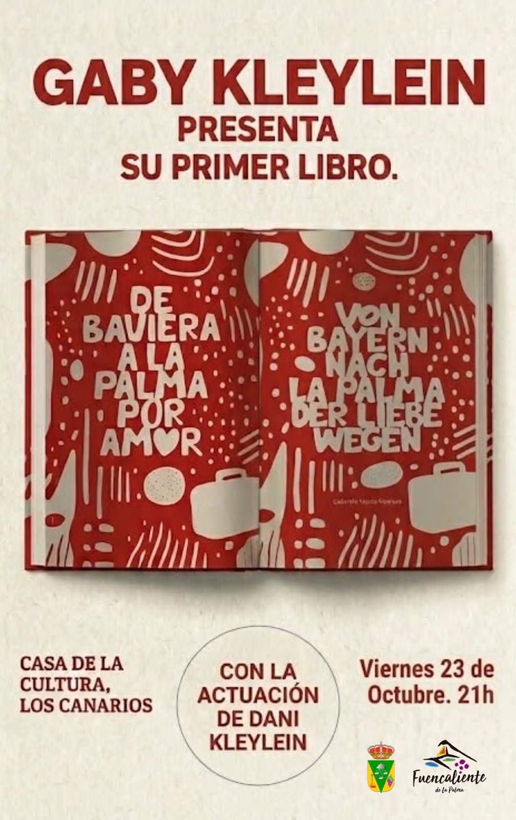 Presentación del primer libro de Gaby Kleylein: "De Baviera a La Palma por amor"