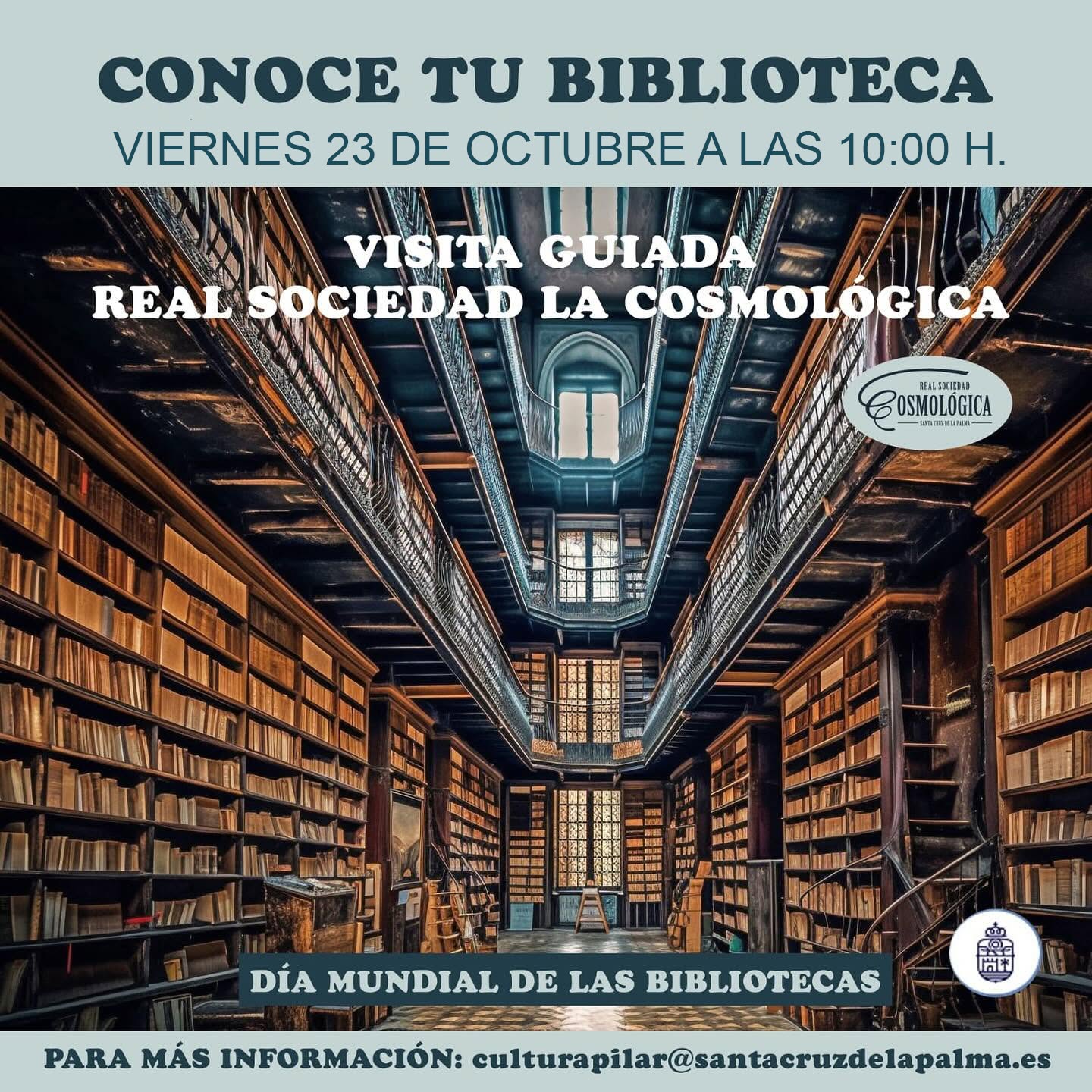 Visita guiada a la Biblioteca de la Real Sociedad Cosmológica