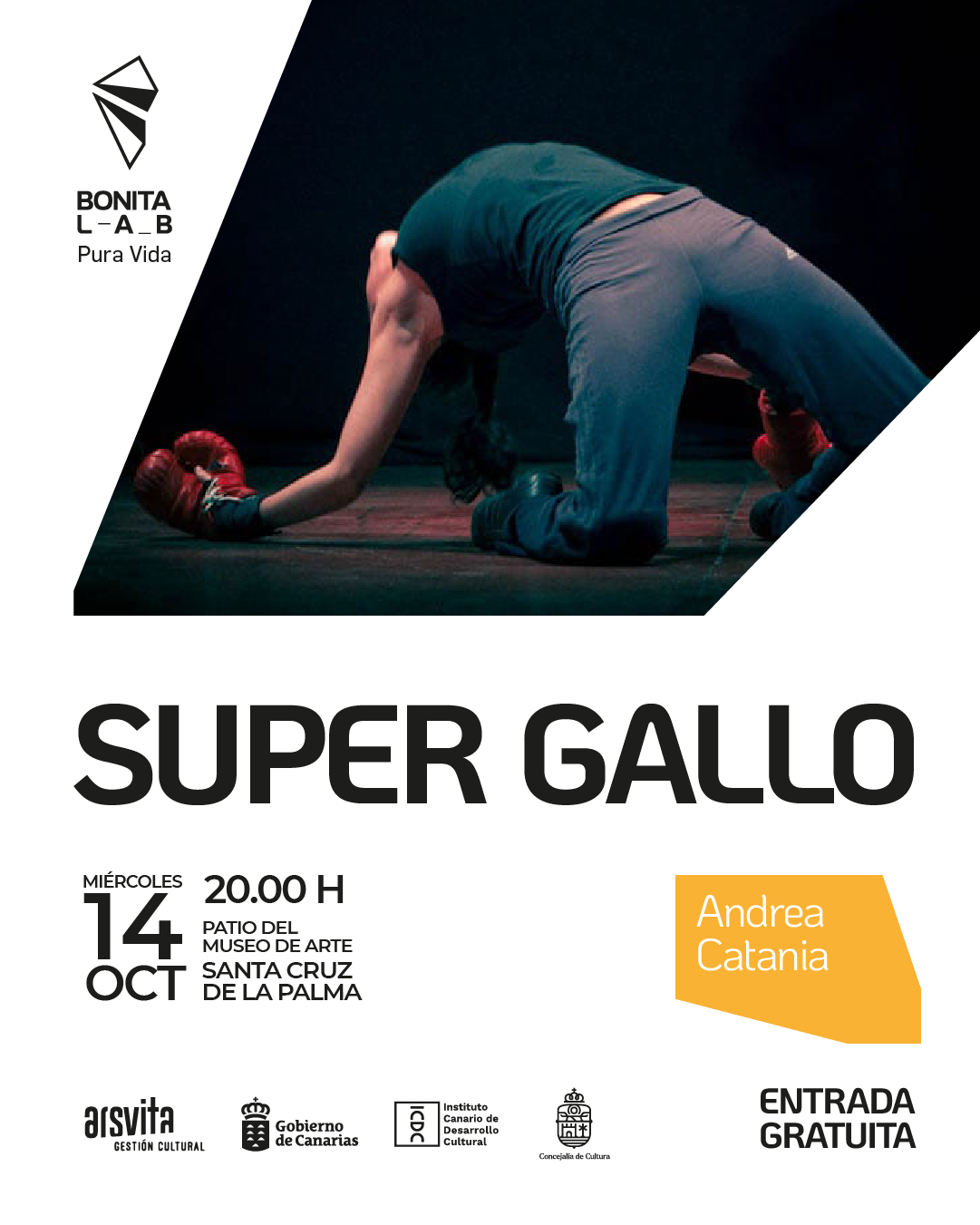 «Supergallo», danza con Andrea Catania