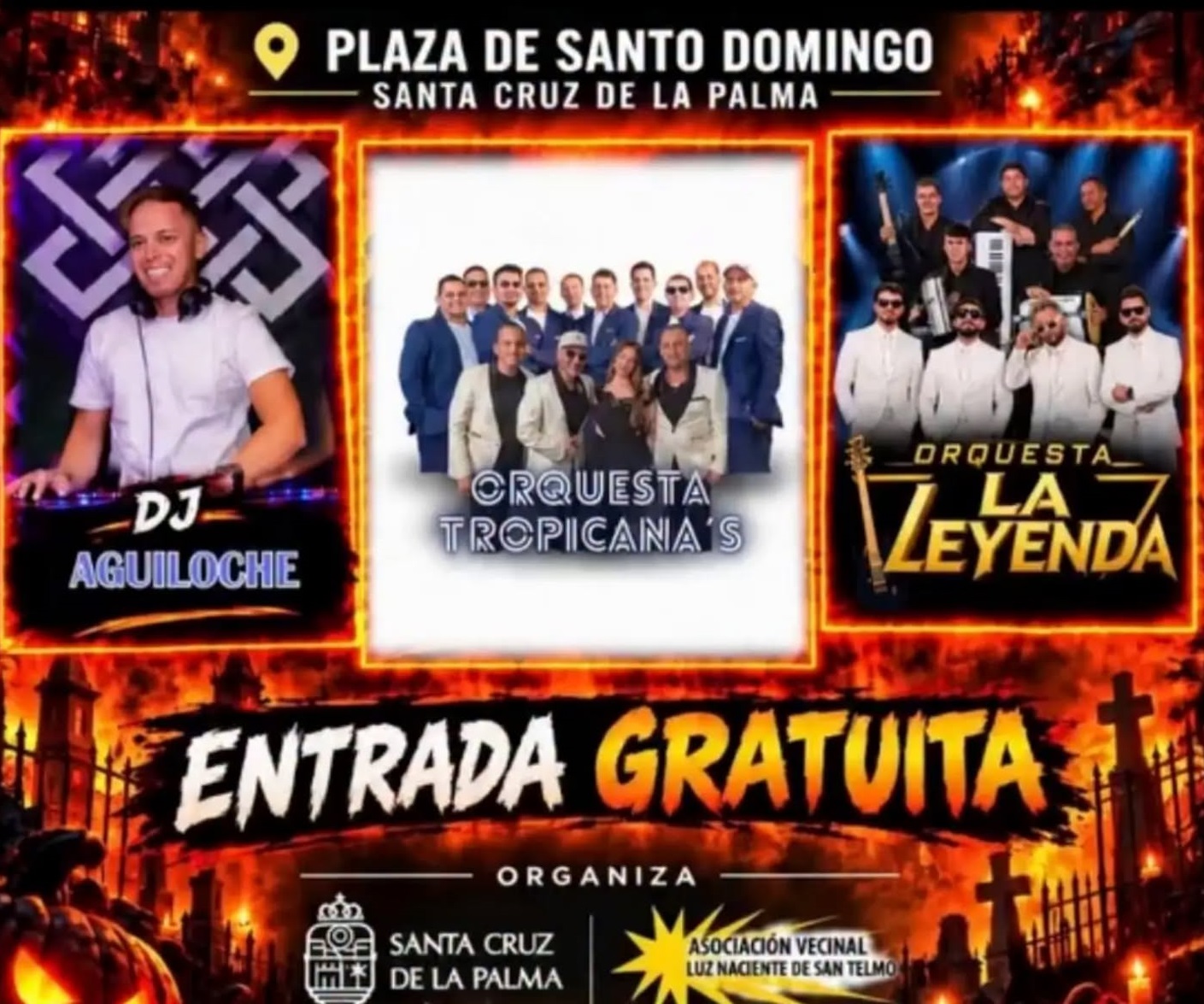 Fiesta de Halloween en La Plaza de Santo Domingo
