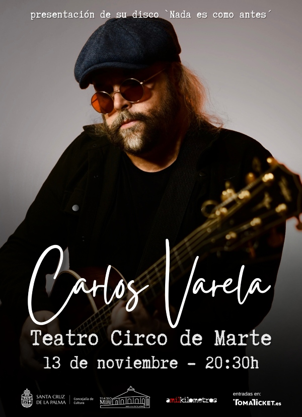 Carlos Varela en el Teatro Circo de Marte